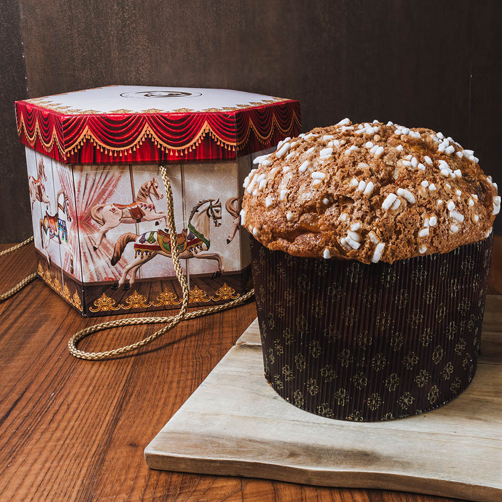 Panettone cremino nocciola pere